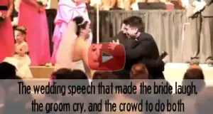 The Most Amazing Speech To His Soon To Be Son