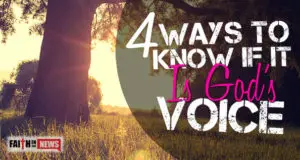 4 Ways To Know If It Is Gods Voice