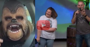 Chewbacca Mask Lady Gives Testimony and Encouraging Message