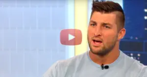 Tim Tebow Shares His John 3:16 Story