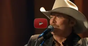 Alan Jackson Signs 'Are You Washed In The Blood' with a Little Twist